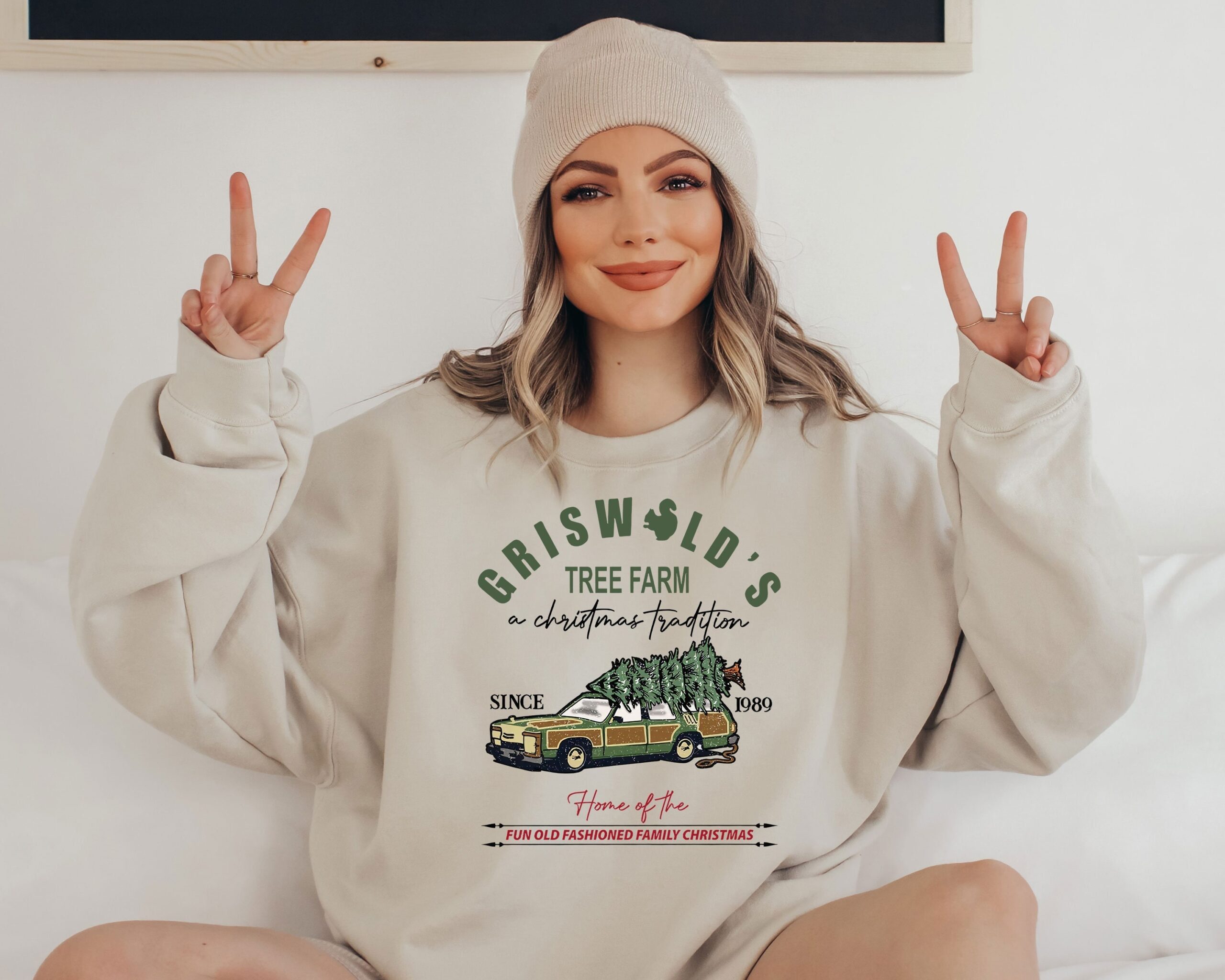 New Look Happiness Slogan Sweatshirt Set In Light Yellow